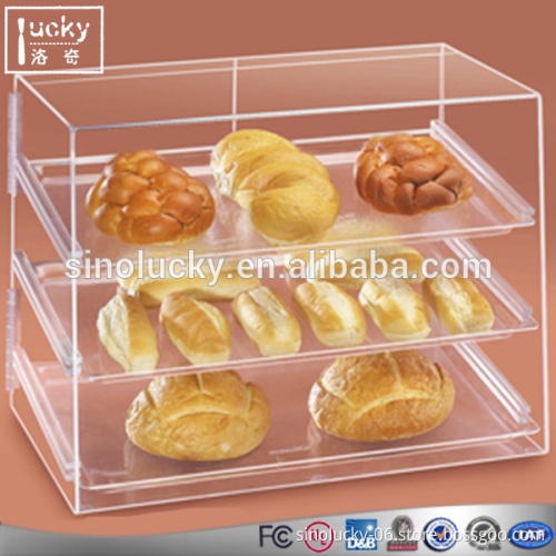 Factory custom acrylic display cabinet plexiglass show case